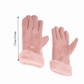 1 pair Warm Full Finger Electric Heating Gloves Touch Large Heating Area USB Heated Gloves Pink Adjustable Heat Cycling Heated Gloves for Skiing,Biking,Riding. 