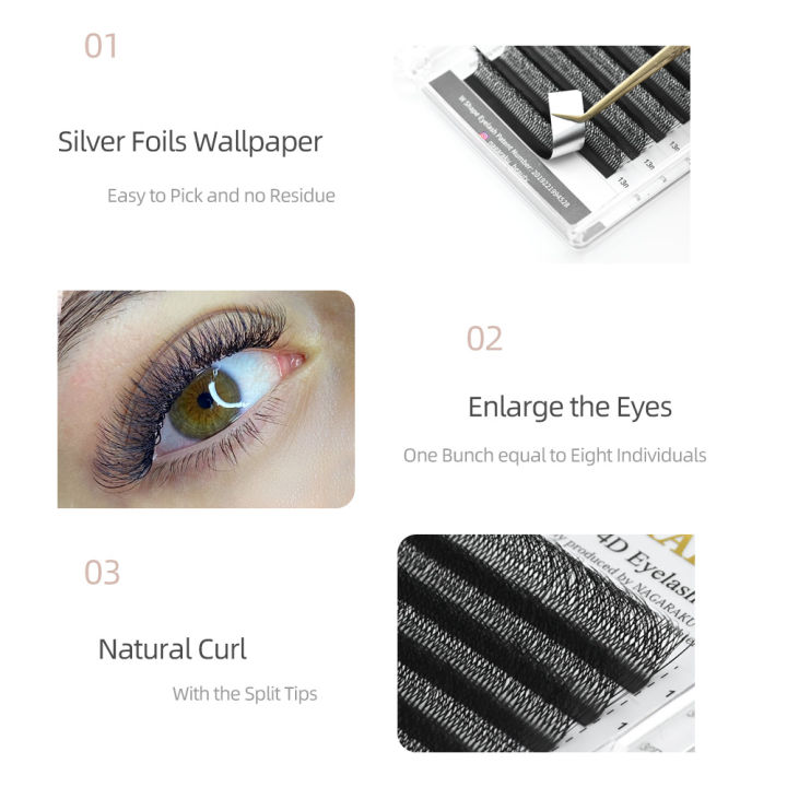 NAGARAKU%20Double%20Tips%204D%20W%20Shape%20Eyelash%20Extensions%20Premade%20Fans%208D%20Volume%20Bundle%20Lashes%20-%20Image%205