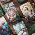 Wenefang Sutuiying Tarot of The Witch's Garden 78 Pcs Cards Manifestation 2025 and Magic Await You In The Witch's Garden. 