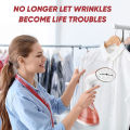 Handheld Steam Iron Garment Steamer - 1500W, 260ml Portable Steamer for Clothes, Home, Office, and Travel. 
