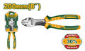 Jadever High Leverage Heavy Duty Diagonal Cutting Pliers Size: 8"/200mm JDPL7718. 
