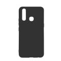 Vivo Z1 Pro, Exlusive Silicon Pudding With Anti Dust Plugs Shockproof Slim Back Cover Case - Black. 