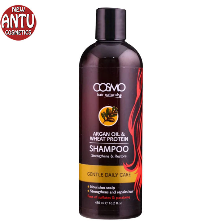 COSMO Hair Naturals Gentle Daily Care Sulfate and Paraben Free Argan ...