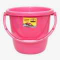 Gem Plasticware Everest Bucket (Unbreakable) 10000 Pink -10 Ltr. 