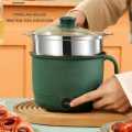 MTS Multifunctional Cooking Electric Pot Electric Cooking Pot, Rapid Noodles Maker, 1.8L Non-Stick Mini Hot Pot Food Steamer Momo Maker 600W. 