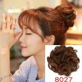 Human Real Natural Curly Messy Bun Hair Piece Scrunchie Hair Extensions Wig. 