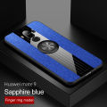 Lenuo For Huawei Mate 9 Case Luxury Bracket Ring Phone Case Soft TPU Leather Back Cover. 