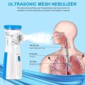 New Portable Mesh Nebulizer, Silent and Compact Nebulizer Machine for Adult and Kids, Travel and Household Use, Steam Inhaler for Cold and Cough - Quick Relief, Vaporizer, Baf Machine With Respiratory Mask, Effective for Cough, Asthma, Bronchitis (Unique). 