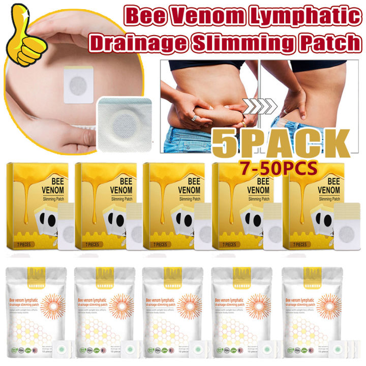 NEW%205Packs%20Bee%20Venom%20Lymphatic%20Drainage%20Patch%20Weight%20Loss%20Slimming%20Navel%20Sticker%20Fat%20Burning%20Anti-Swelling%20Slimming%20Patch%20-%20Image%202