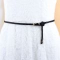 Decoration Thin Casual Retro Girls Waist Belt Braided Belts Pin Buckle Waistband. 