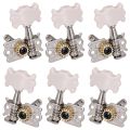 6Pcs 3R3L Open Guitar Tuning Pegs Machine Heads Oval Button Acoustic Folk Guitar Tuning Peg Tuners String Parts. 