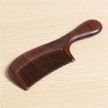 ARELENE 2X Unisex Sandalwood Comb Women Men Home Travel Wood Anti-Static Fine-Tooth Comb Wooden Handles Hair Comb. 