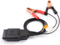 OLLGEN Electric Car Battery Replacing Tool Helper Auto Computer Power-Off Memory Cable Car ECU Memory Saver OBD Battery Replacement Kit Black. 
