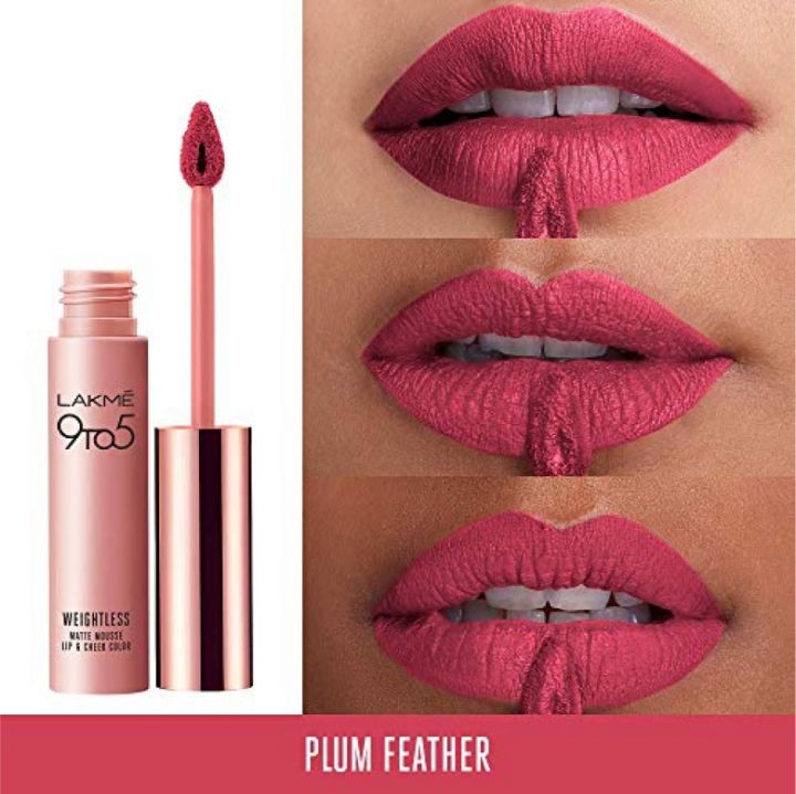 Lakme%209%20To%205%20Weightless%20Matte%20Lipstick%20-%20Plum%20Feather%20(9g)%20-%20Image%203