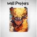 Naruto Blue Eyes Wall Poster |Exclusive Release | Wall Posters to Decor your Room | A4 Size | Wall Posters Collection. 