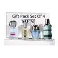 4 Pcs Perfume Set For Men - 25 ml Each. 