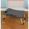 Smart Folding Wooden Table With Ipad Slot / Computer Desk Writing Desk, Computer Table With Cup Holder, Table, Folding Table. 