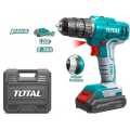 Total lithium ion cordless drill 12v with 2pcs batteries. 