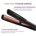 Ikonic Gleam 3.0 Hair Straightener, Black| Super slim 1 inch plates | Ergonomically slim | Digital temperature control| Automated Shut Off Safety | Advanced Rose Gold Titanium surface| Quick Heat  By Genuine Collection. 