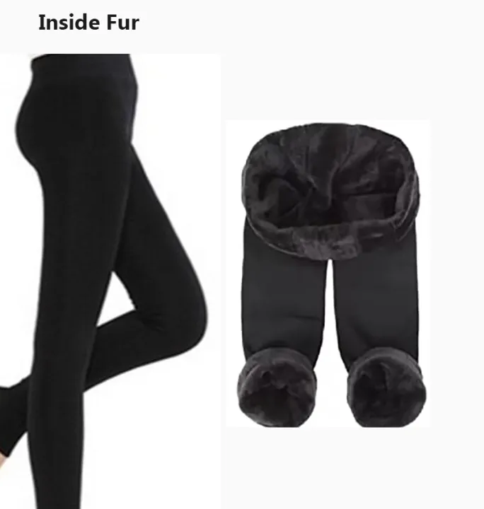 Winter%20Thick%20Fleece%20Fur%20Lined%20Black%20Leggings%20For%20Women%20-%20Image%204