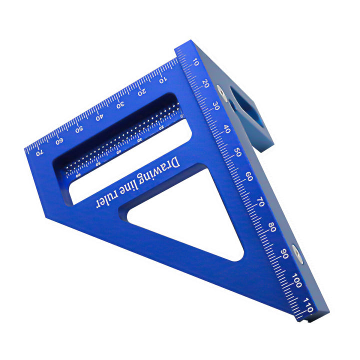 Woodworking%20quare%20aluminum%20oblique%20joint%20triangular%20hole%20ruler%20protractor%2045/90%20degree%20measurement%20-%20Image%206