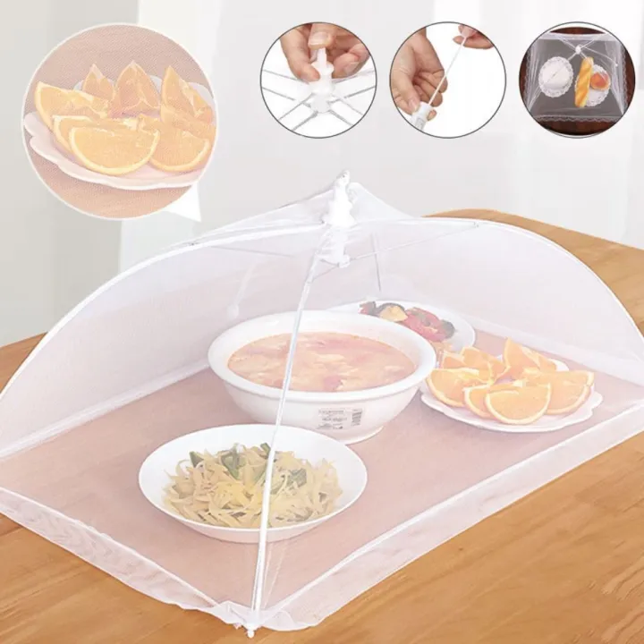 Durable Foldable Food Covers Anti Fly Mosquito Breathable Dining Table Mesh Cover Dustproof Fruit Picnic Protect Net