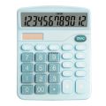 【StyleSphere123】2021New Color Calculator 12-digit Display Office Student Solar Dual Power LCD Display Desktop Basic Calculator. 