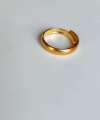 Adjustable Size 2 Gram 24K Gold Plated Plane Berwa Ring For Unisex (Looks Like Original Gold Others cannot distinguish that it is fake - बिहे पार्टी आदी कार्यक्रम मा निर्धक्क लगाउनुहोस अरुले नक्कली हो भनेर छुट्याउन सक्दैन ). 