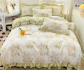 Bed Set Bedding Set Four Piece Set 4 pcs set for Bedroom Bedset King Size 2m Bedroom Set Blanket Cover + Bedsheet + 2 Pillow Covers Aloe Vera Cotton Cute Floral Animal Pattern Colorful Ideal for gift Children Girl Bedroom Set Machine Washable 200*230. 