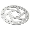 Durable Stainless Steel Electric Scooter Brake Disk 140mm 6 Screws Brake Rotor Pad Rounded 6 Hole Brake Disc for KUGOO Road Bike. 
