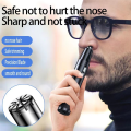 NAMUNY Electric Nose Hair Trimmer for Men USB Rechargeable Ear Nose Hair Trimmer Professional Trimming Tool Nose Hair Trimmer C. 