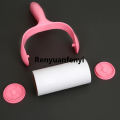 Renyuan transparent bag Lint Roller with 8 Rolls Refills Sticky Paper Pet Hair New style Remover Tearable Adhesive Glutinous Dust Lint Brush for Clothes Seats. 