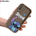 Jizetin for Redmi 9T Redmi 9 Power Back Cover Cute Stitch Ladder Camera Soft Rubber Mobile Phone Case. 