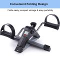 Mini Cycle - Folding Fitness Pedal Stationary Under Desk Indoor Exercise Bike For Arms Legs | Portable Pedal Exercise Bike. 