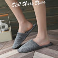 Solid Color Leisure Warm Non-Slip Home Coral Velvet Cotton Slippers Multi-Color Lonni. 