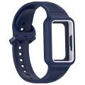 2025 New Watch Strap + Protective Case For Samsung Galaxy Fit 3 / Huawei Band 8 9 NFC Wrist Band Bracelet Silicone SmartWatch Watchband. 