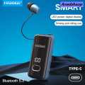 NEW Anedshaop Fineblue F580 Clip-on Lotus Wireless Headset Bluetooth 5.3 Headphones 【2025 Version】 with Mic Power Display Earbuds Noise Cacelling Auriculares. 