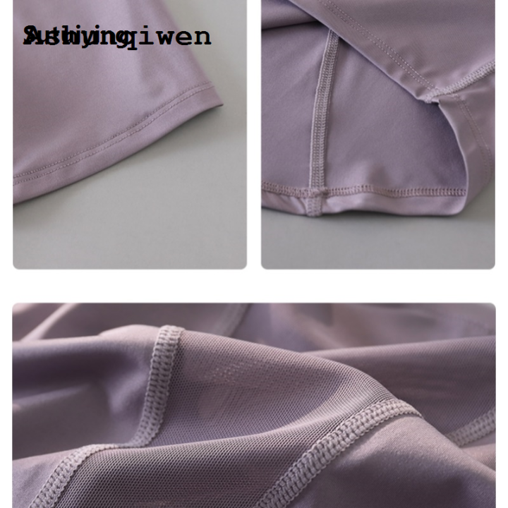 Ashunqiwen%20Sutuiying%20DRUR%20S-4XL%20Yoga%20Tops%20Sportswear%20Woman%20Gym%20Shirts%20Breathable%20Short%20Luxury%20Sleeve%20Workout%20Top%20Female%20Running%20T-Shirt%20Fitness%20Clothing%20-%20Image%205