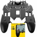AK66 Pubg Controller Six Finger Gamepad Pubg Mobile Game Controller Free Fire Key Button Joystick Gamepad L1 R1 Trigger for PUBG. 