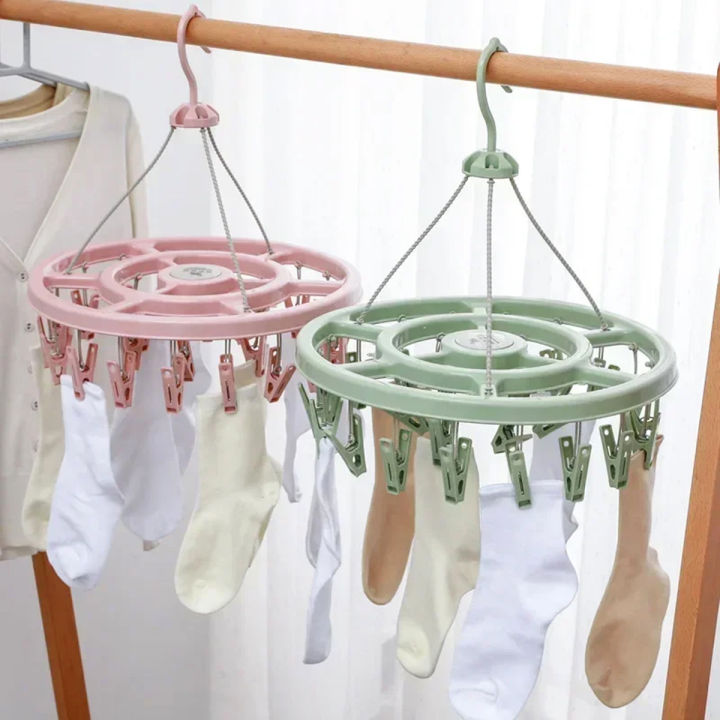 18%20Clip%20Round%20Plastic%20Hanging%20Dryer%20Type%20Laundry%20Drying%20Rack%20Multifunctional%20Plastic%20Underwear%20Socks%20Home%20Drying%20Rack%20-%20Image%203