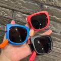 Kids Sunglasses for Boy Girl Folding Sunglasses Brand Design Square Glasses Children Eyewear Sun Shades Outdoor Protection UV400. 