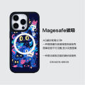 Black Cat AG frosted glass is suitable for Apple 15 Pro mobile phone cases 14 sets of iphone13 promax cross-border supply. 