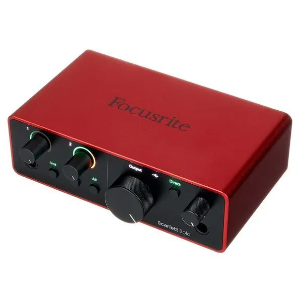 Focusrite Scarlett Solo 4th Gen USB Audio Interface – Studio-Quality ...