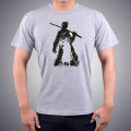 Binay Embroidery Grey Anime Printed (Unisex) T-Shirt For Men & Women - Fashion | T-Shirts | Unisex | Upper Wear |. 