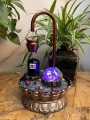 Shiva Linga Waterfall Fountain | Lord Shiva Water Fountain | Indoor Fountain for Home Temple | LED Light Waterfall Decor | Spiritual Tabletop Fountain | Water Fountain for Puja Room | Religious Gift Item | Hindu God Water Feature |. 