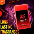 KS Pocket Perfume | Pack of 2pc * 18ml (500 Sprays Total) | Spark | Long Lasting Triple Notes. 