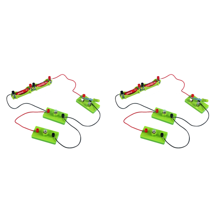 2X DIY Circuit Electricity Learning Kit Physics Educational Toys for ...