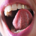 New 14k Gold Plated Small Single Tooth Plain Canine Cap  trend Hip Hop TeethJunna. 