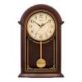RIKON Quartz Brown Analog RK 50 PND Premium Pendulum Wall Clock For Office Or Home. 
