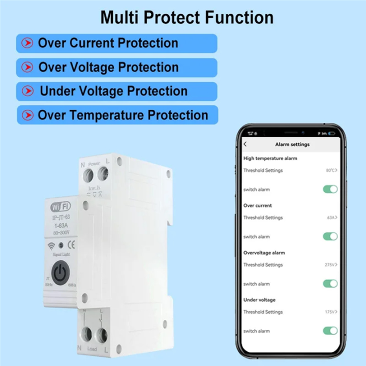 CGearuppt%20Tuya%20ZigBee%20Smart%20Circuit%20Breaker%20with%20Reclosing%20Timer%20Energy%20Meter%20KWH%20Monitor%20Overload%20Protect%20for%20Zigbee%20-%20Image%205